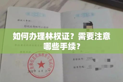 全国如何办理林权证？需要注意哪些手续？